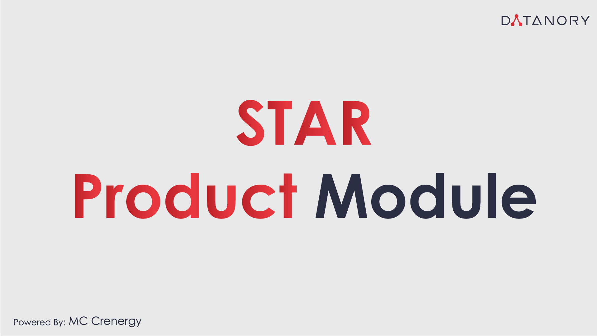 STAR Product Module