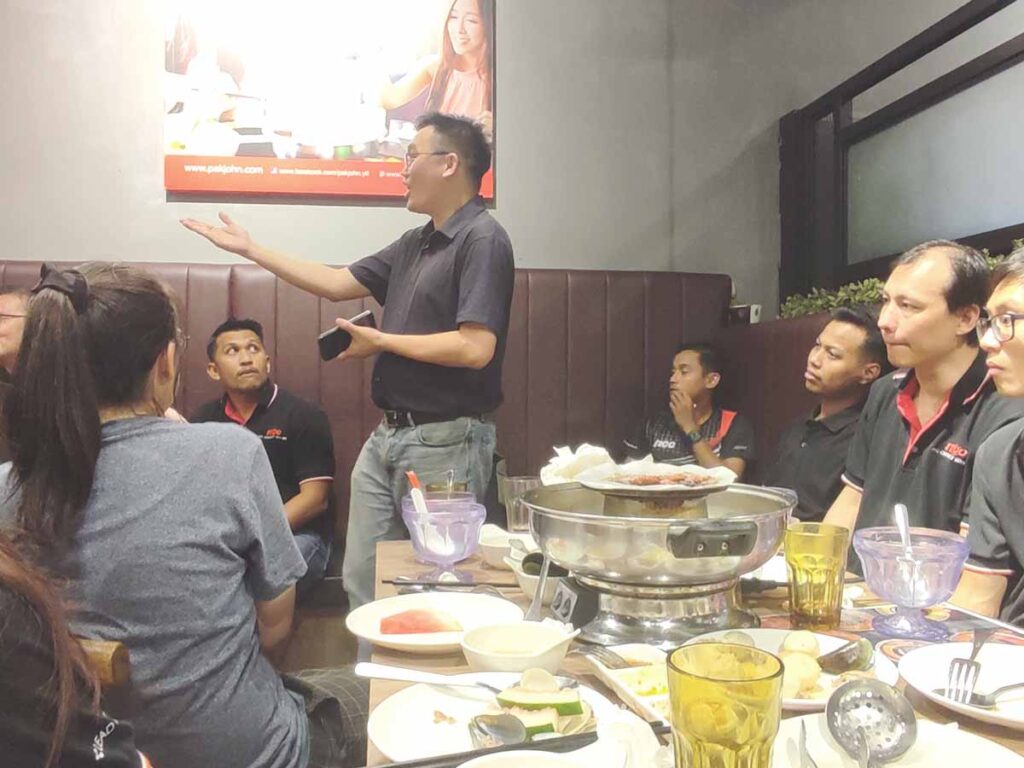 MCC CEO giving speech